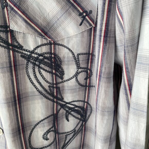 FENDER MEN'S WESTERN STYLE DRESS SHIRT - Picture 7 of 8